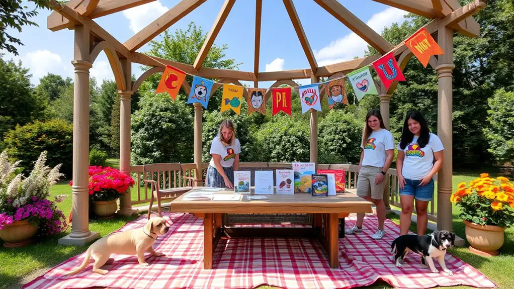pet adoption gazebo event