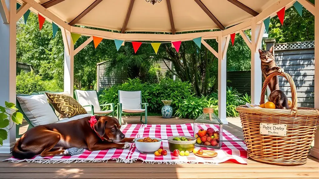 pet friendly gazebo picnic planning