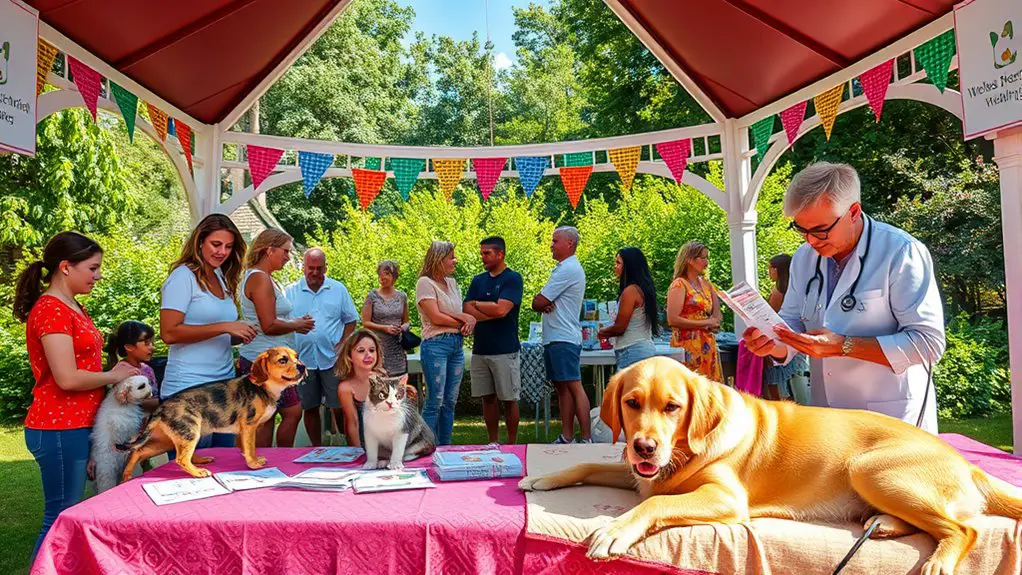 pet health event gazebo