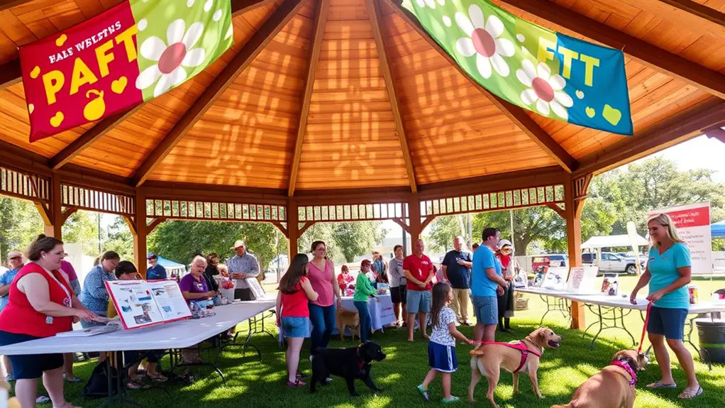 pet safety event gazebo