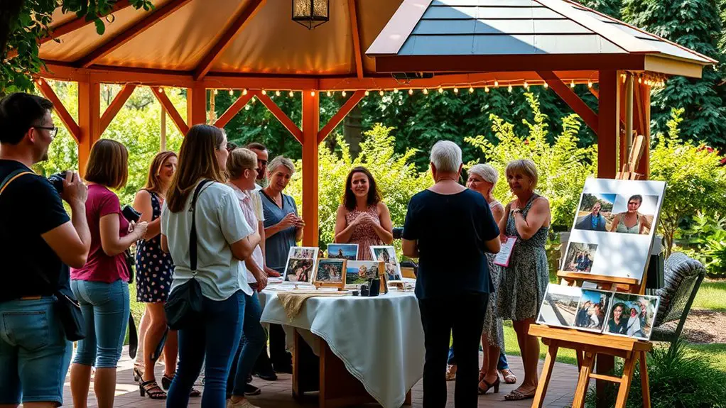 photography networking in gazebo