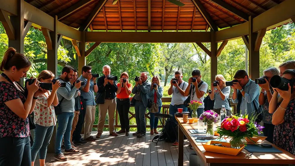 photography workshop in gazebo