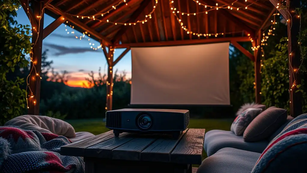 projector selection for outdoors