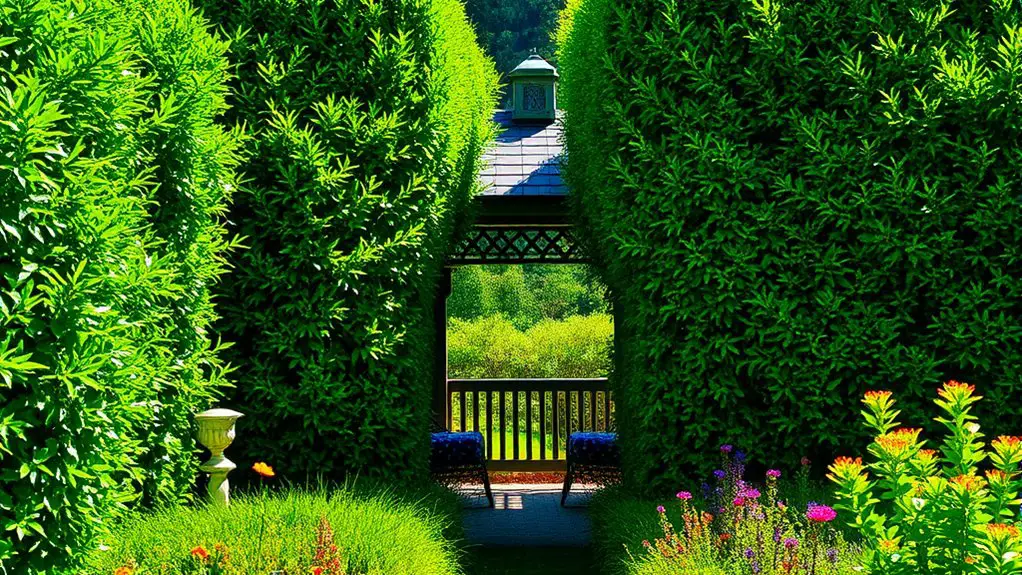 quickly expanding privacy plants
