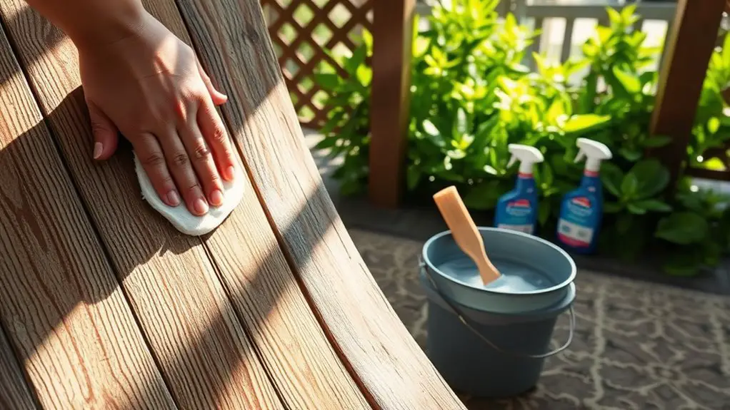 removing stains and mold