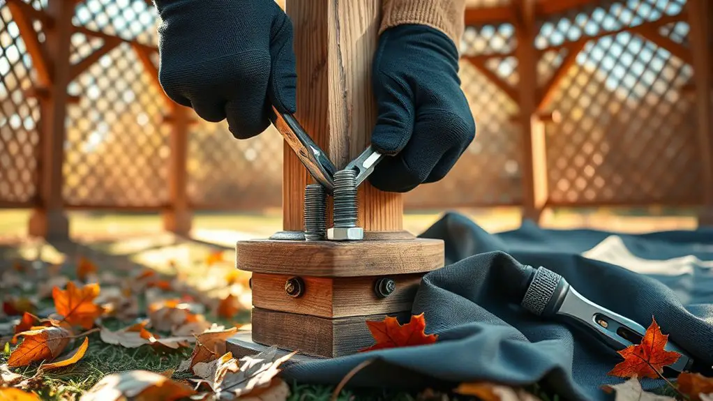 safe gazebo disassembly tips