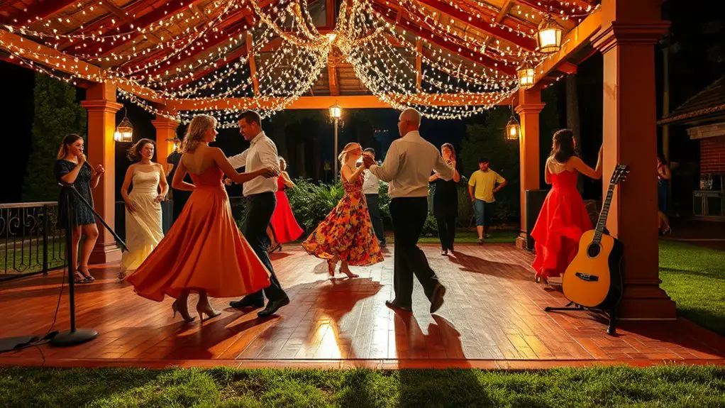salsa dance night gazebo