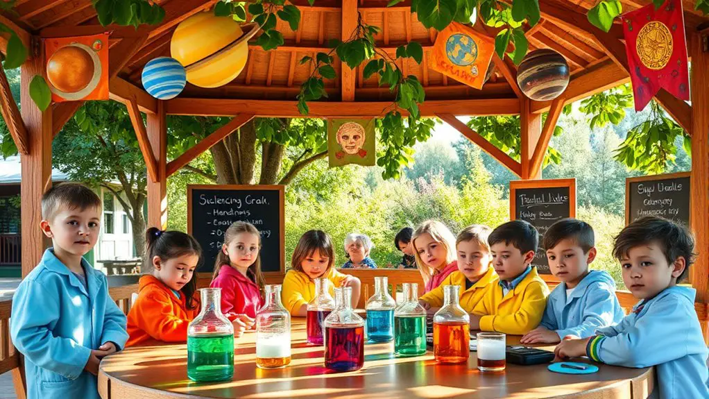 science workshop in gazebo
