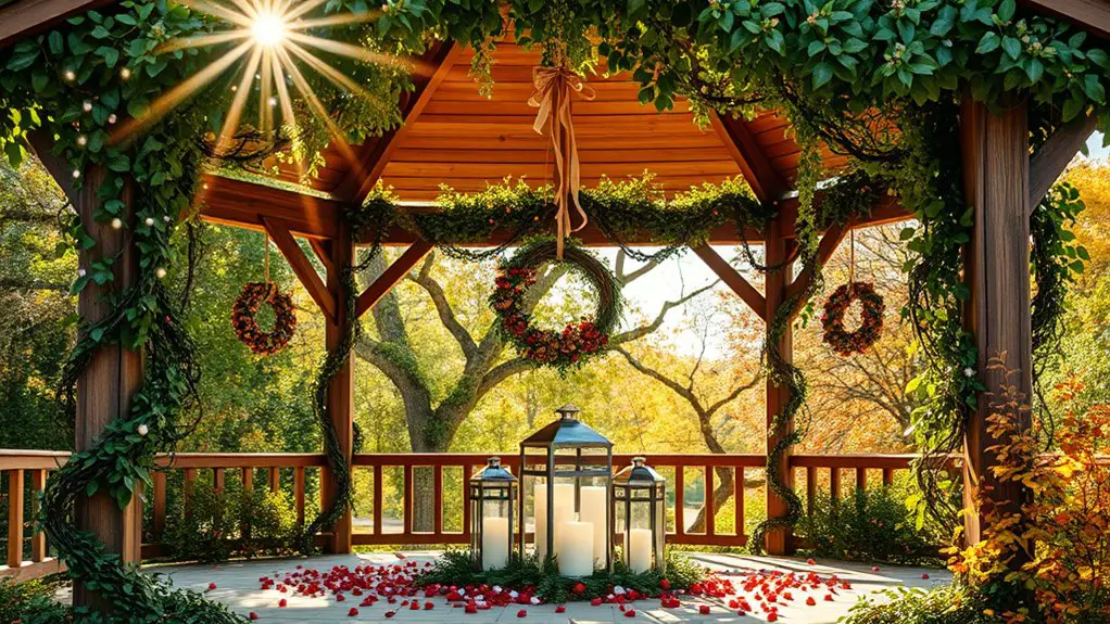 seasonal decor with nature