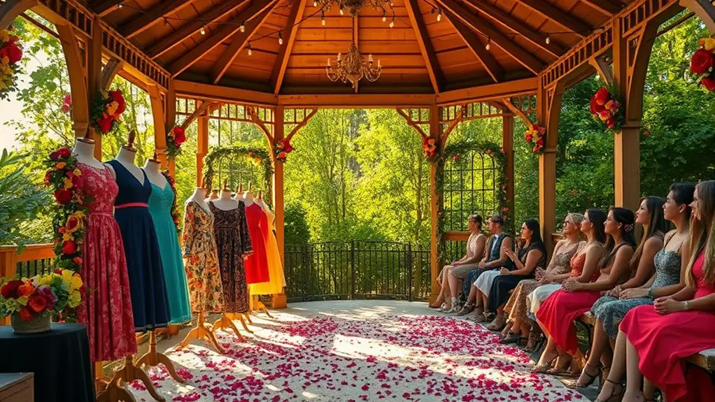 seasonal gazebo fashion event
