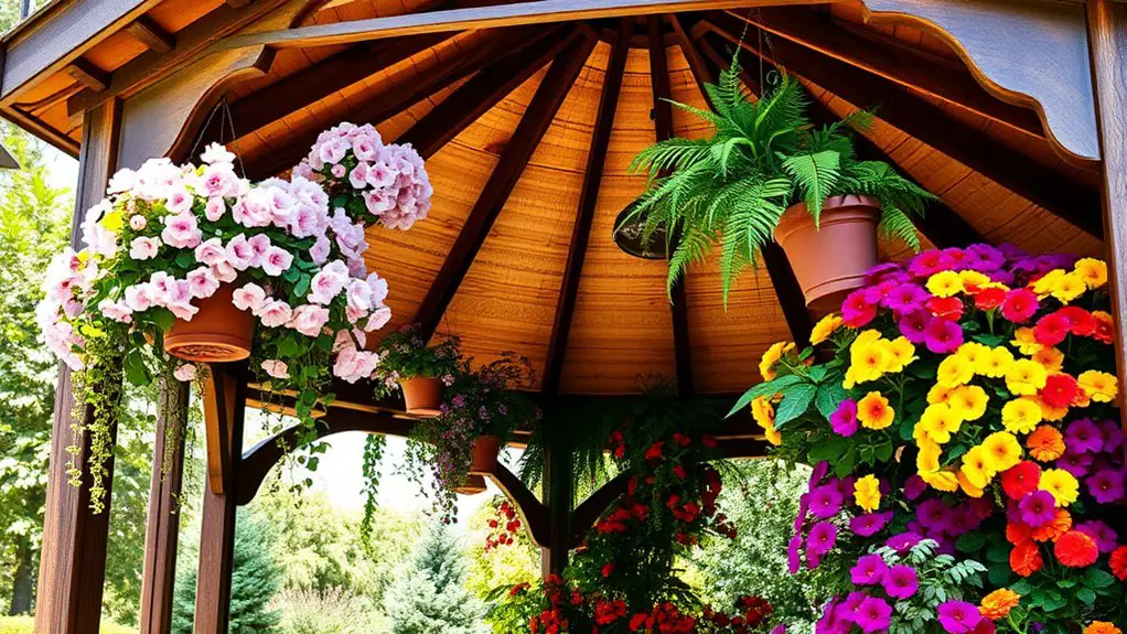 seasonal gazebo plant ideas