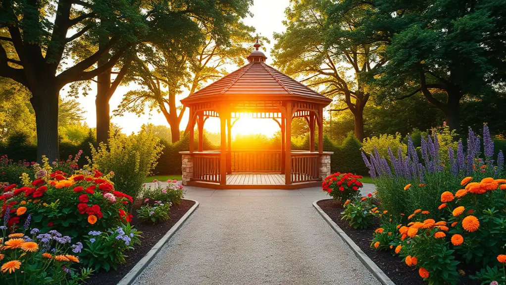 select ideal gazebo spot