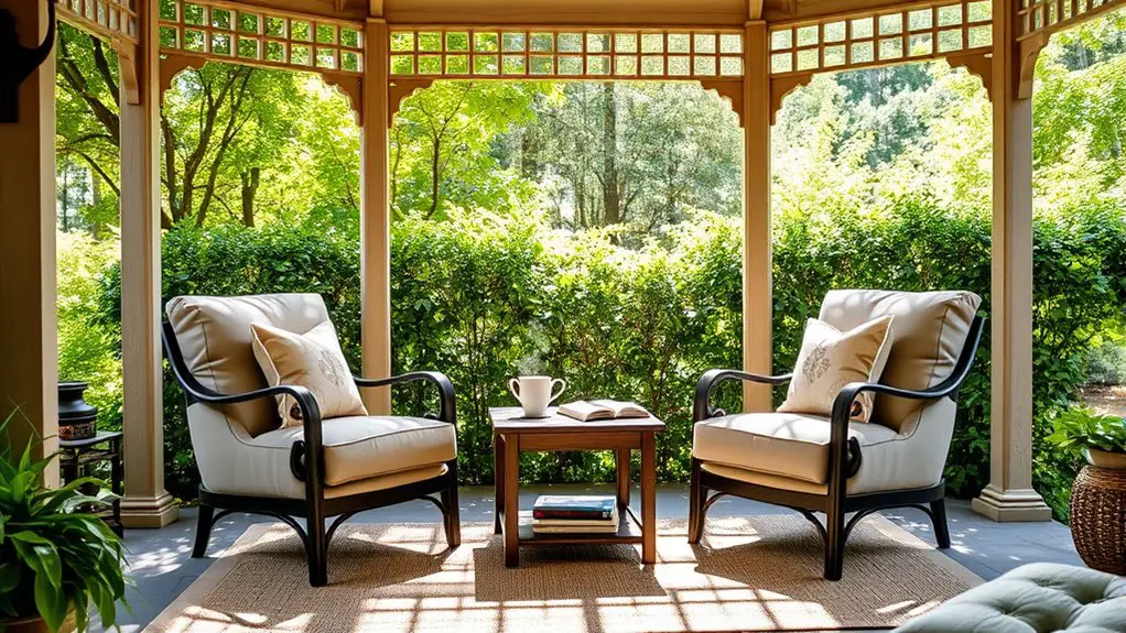 selecting gazebo reading furniture