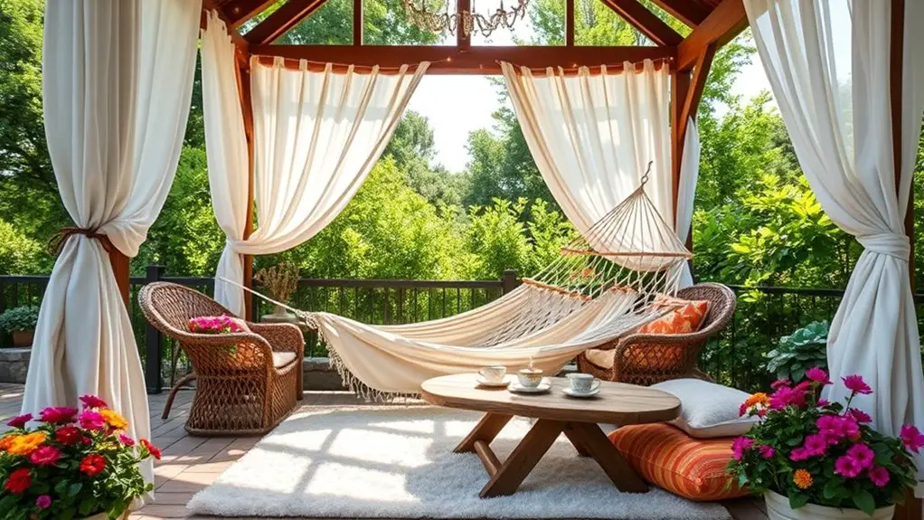 serene gazebo relaxation space
