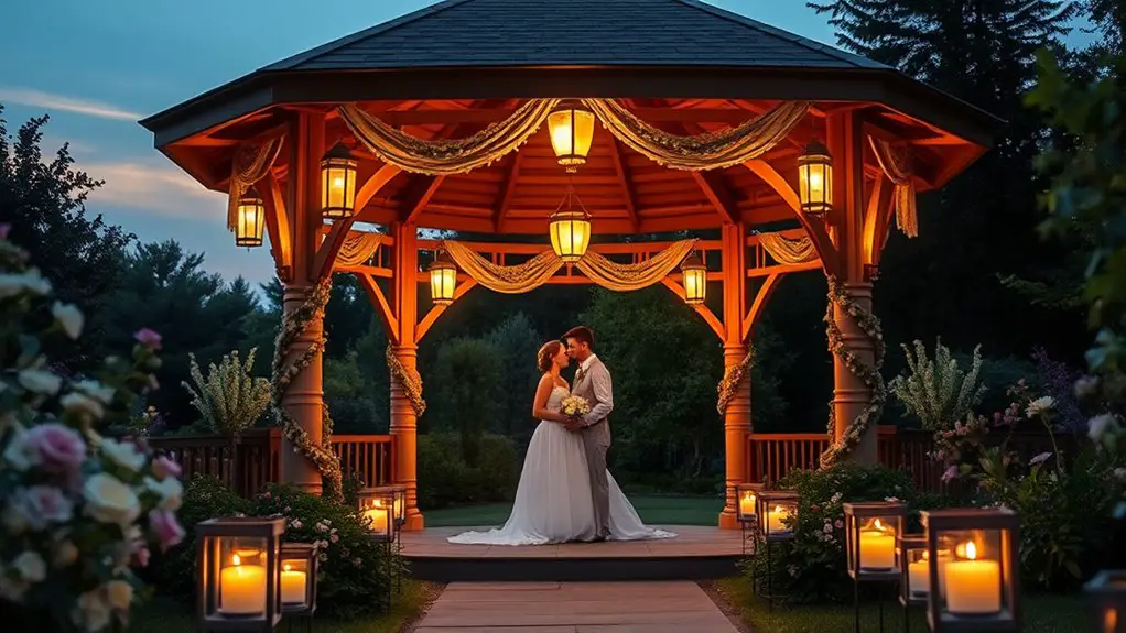 soft lighting with lanterns