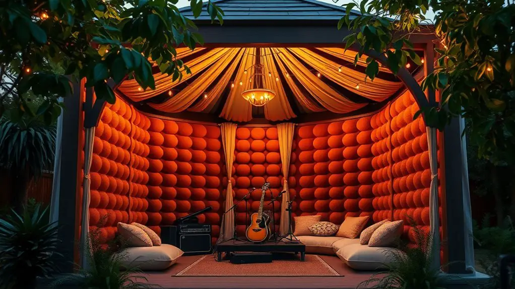 soundproofing gazebo for events