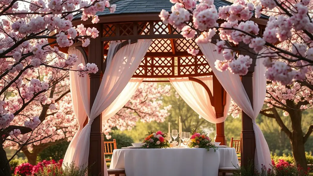 spring garden party gazebos