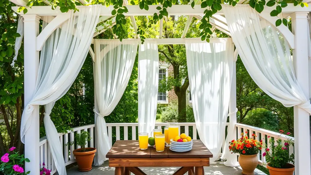 stay cool in gazebo