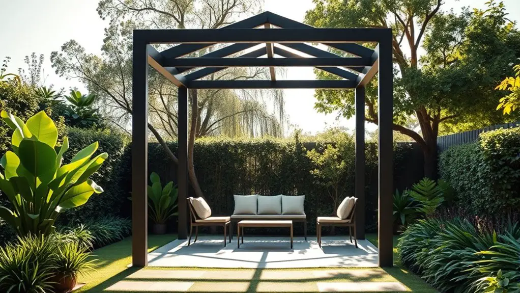 stylish outdoor shelter structure