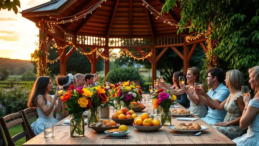 summer solstice gazebo celebration
