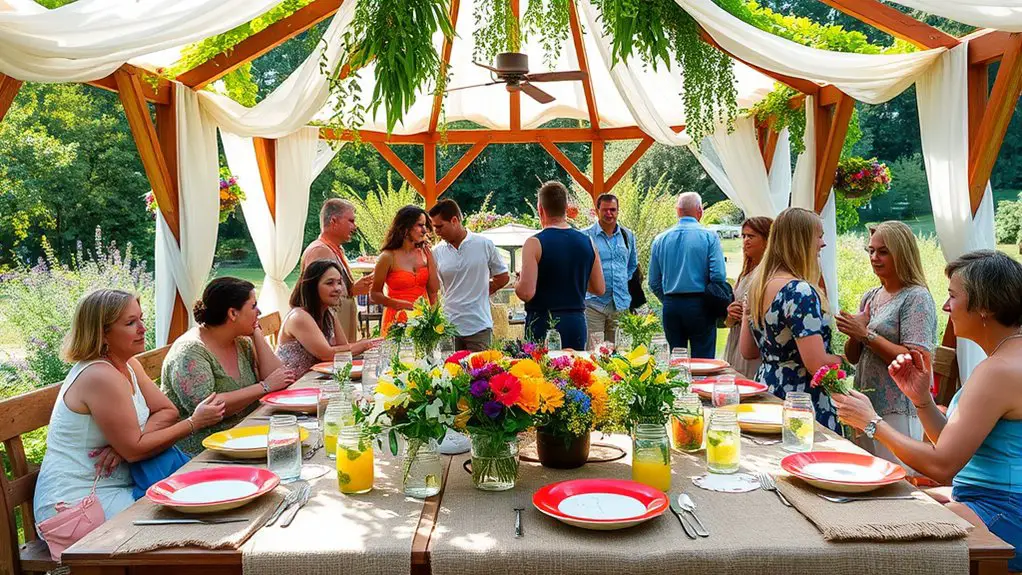 sustainable gazebo event planning