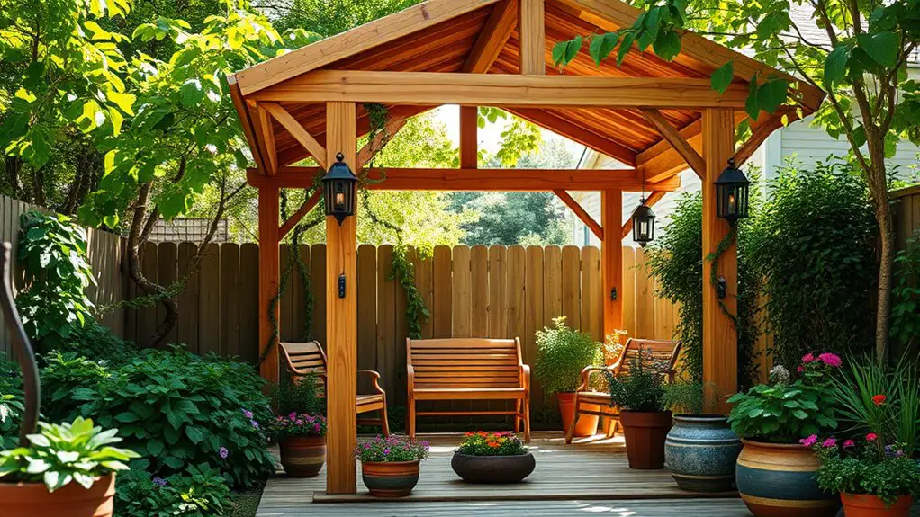 sustainable materials for gazebos