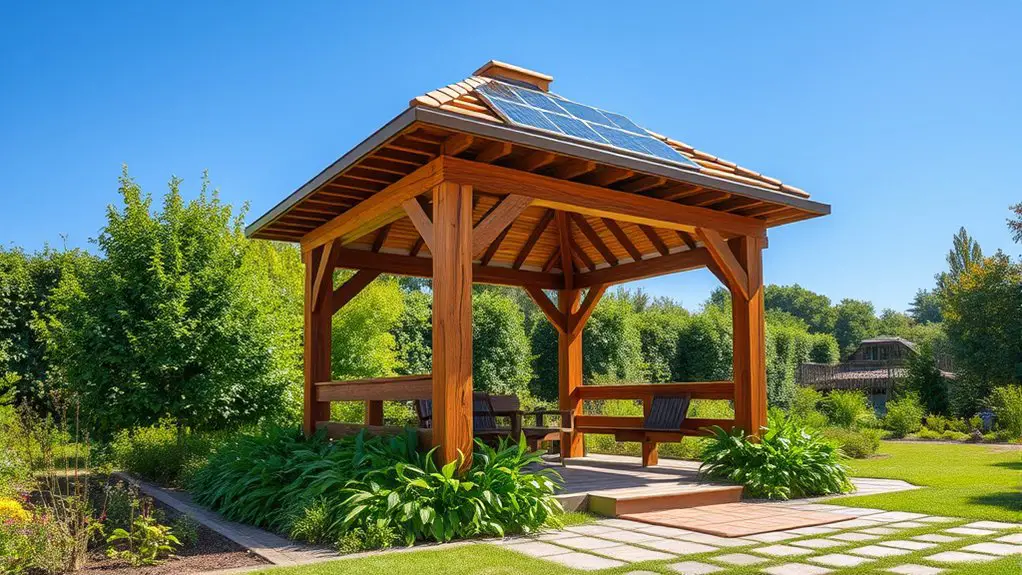 sustainable materials for gazebos