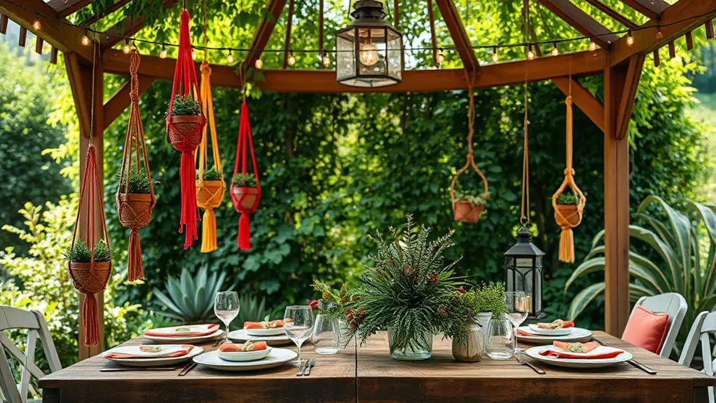 sustainable outdoor gazebo decorations