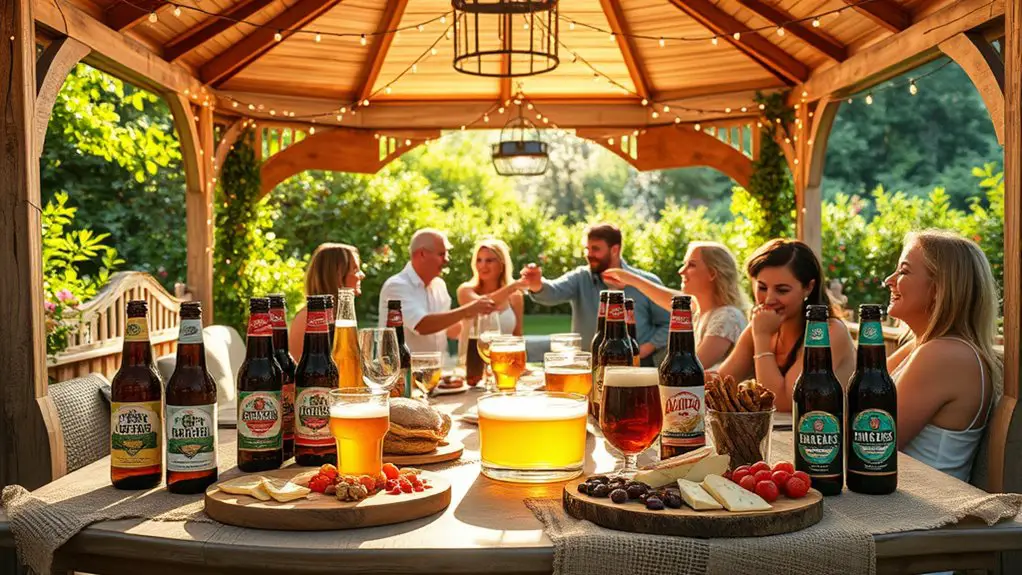 themed beer tasting gazebo
