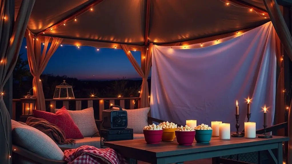 themed movie night outdoors