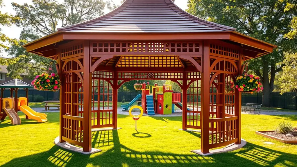 timeless classic wooden gazebo