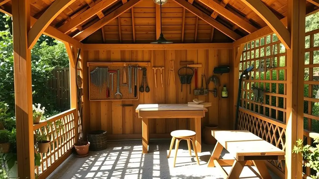 transform gazebo into workshop