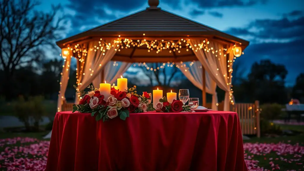 valentine s day gazebo celebration