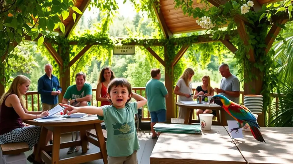 wildlife conservation gazebo event