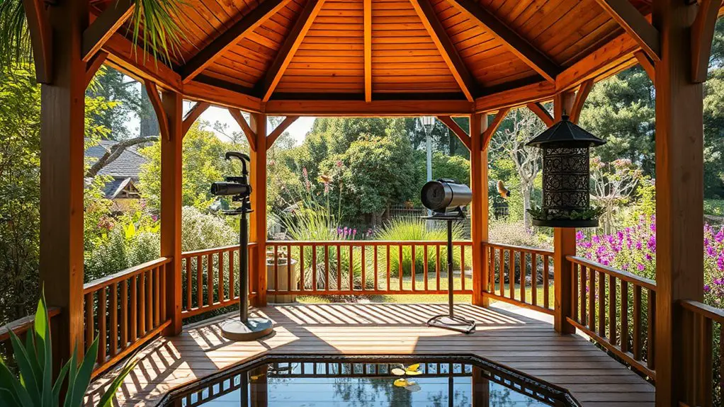 wildlife observation gazebo design
