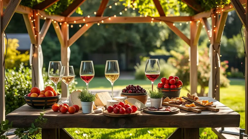wine and cheese gathering