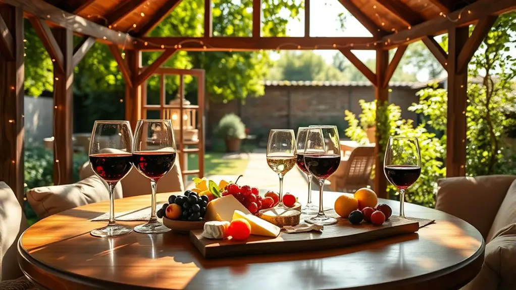 wine selection for guests