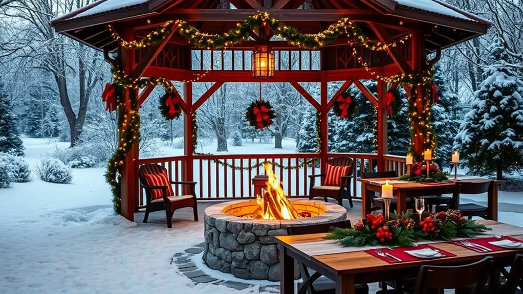 winter wonderland gazebo event