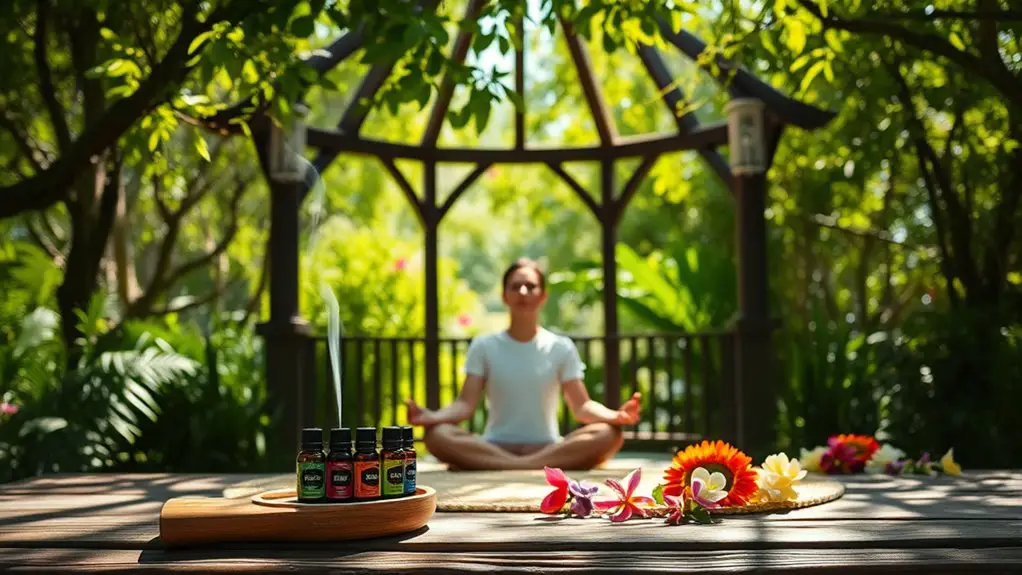 aromatherapy for gazebo meditation