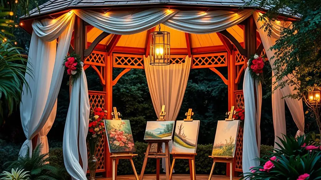 art show gazebo ideas