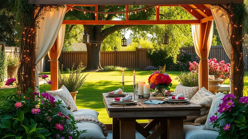 backyard gazebo party planning
