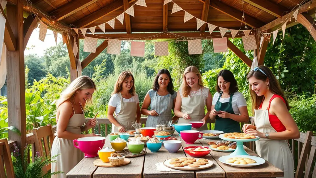 baking class in gazebo