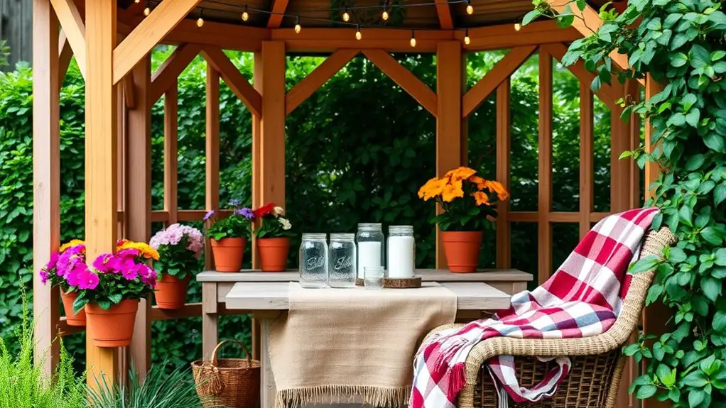 budget friendly gazebo decor tips