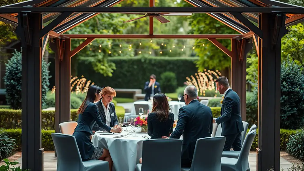 business networking gazebo designs