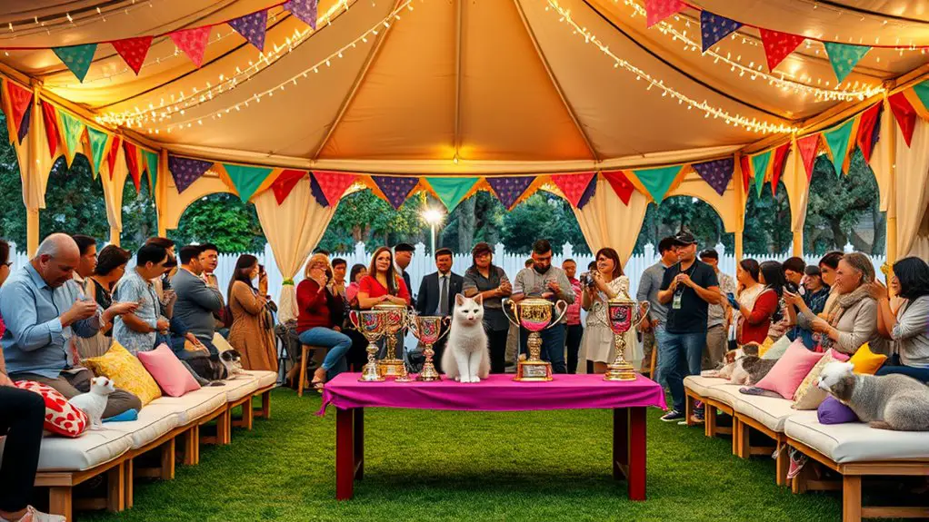 cat show gazebo organization