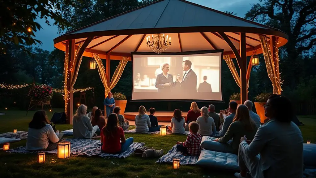 charity outdoor movie screening