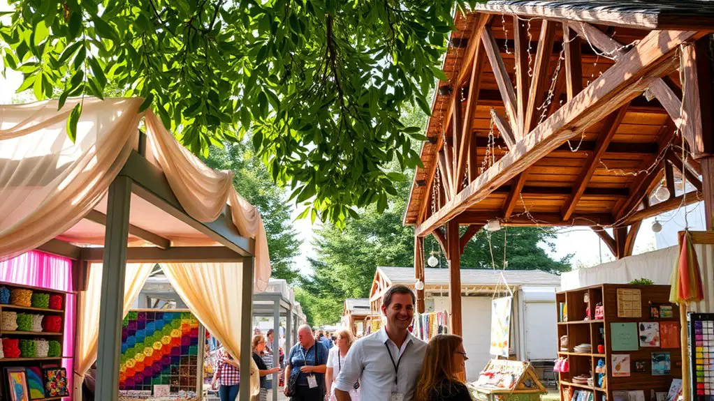 creative craft fair gazebos