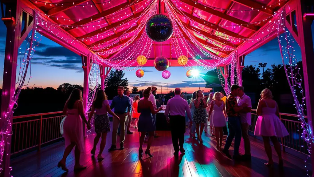 disco dance gazebo event