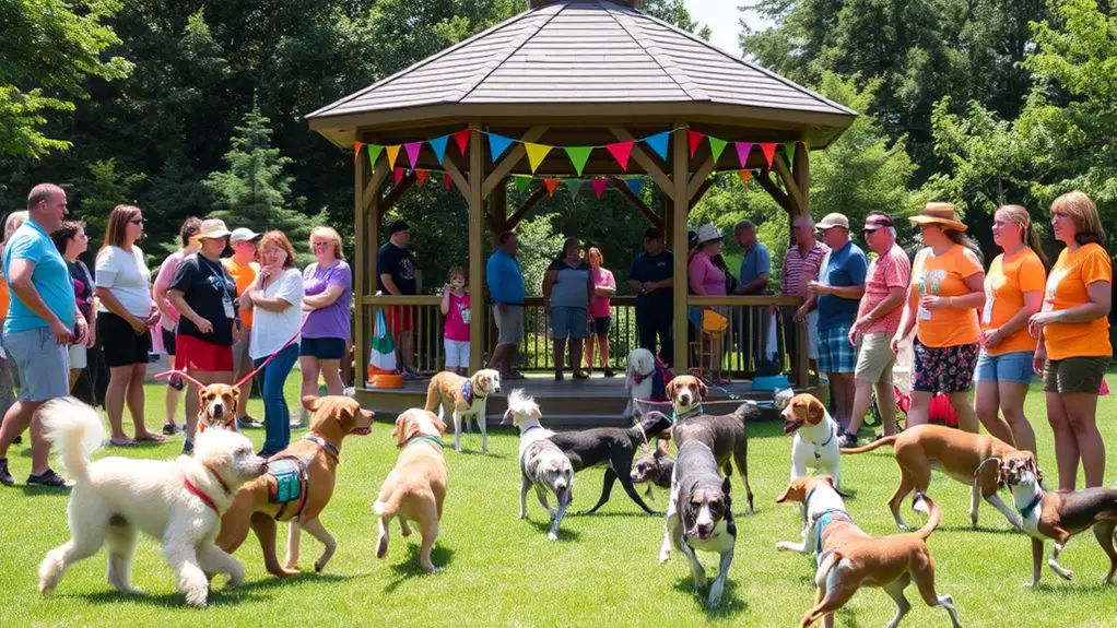 dog walk fundraiser event