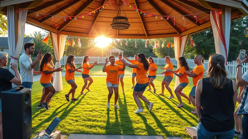 flash mob dance event